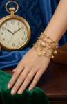 Gold-Plated Charm & Pendant Stackable Bracelet – Coastal Chic Collection