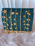 Gold-Plated Charm & Pendant Stackable Bracelet – Coastal Chic Collection