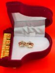 Stella Pentagon Star Studs | Waterproof Gold & Crystal Geometric Earrings